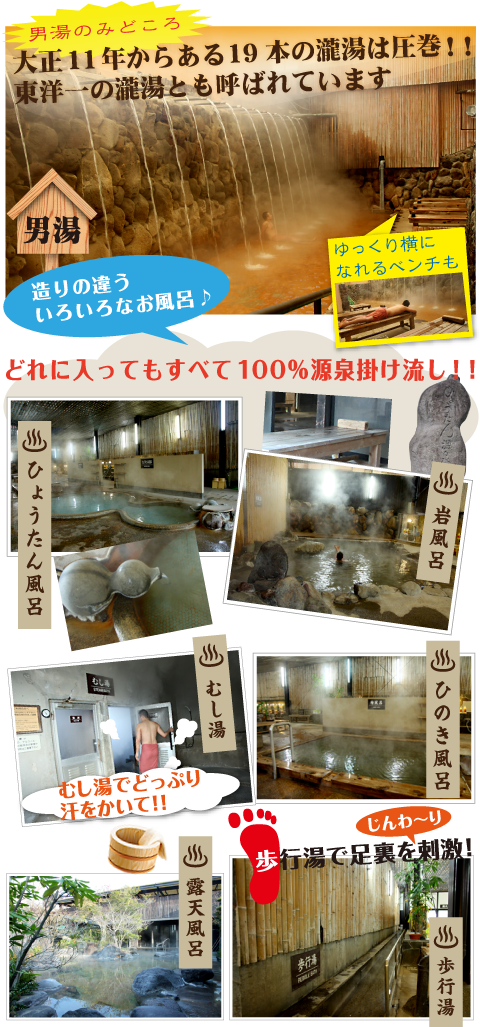楽しくゆ〜っくりのんびりワイワイできる別府・ひょうたん温泉